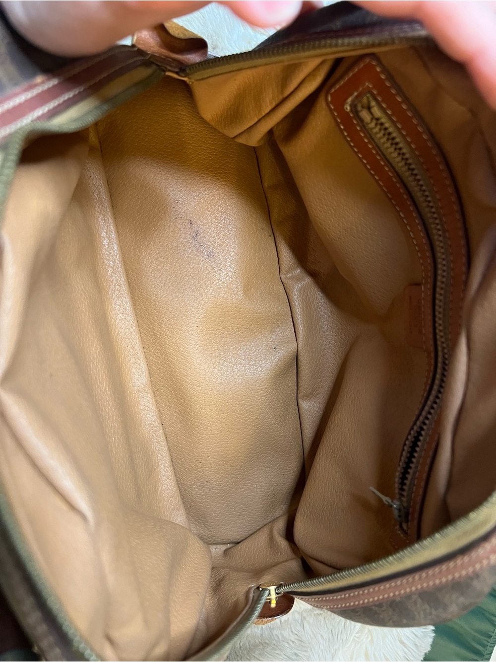 EUC CÉLINE Macadam Leather Dome Satchel M94 (MSRP $900) - Picture 5 of 6